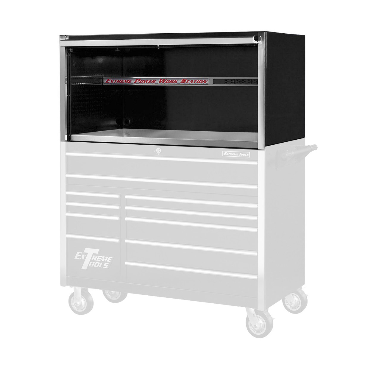 Extreme Tools® 55" Professional Power Workstation® Hutch - Image 4