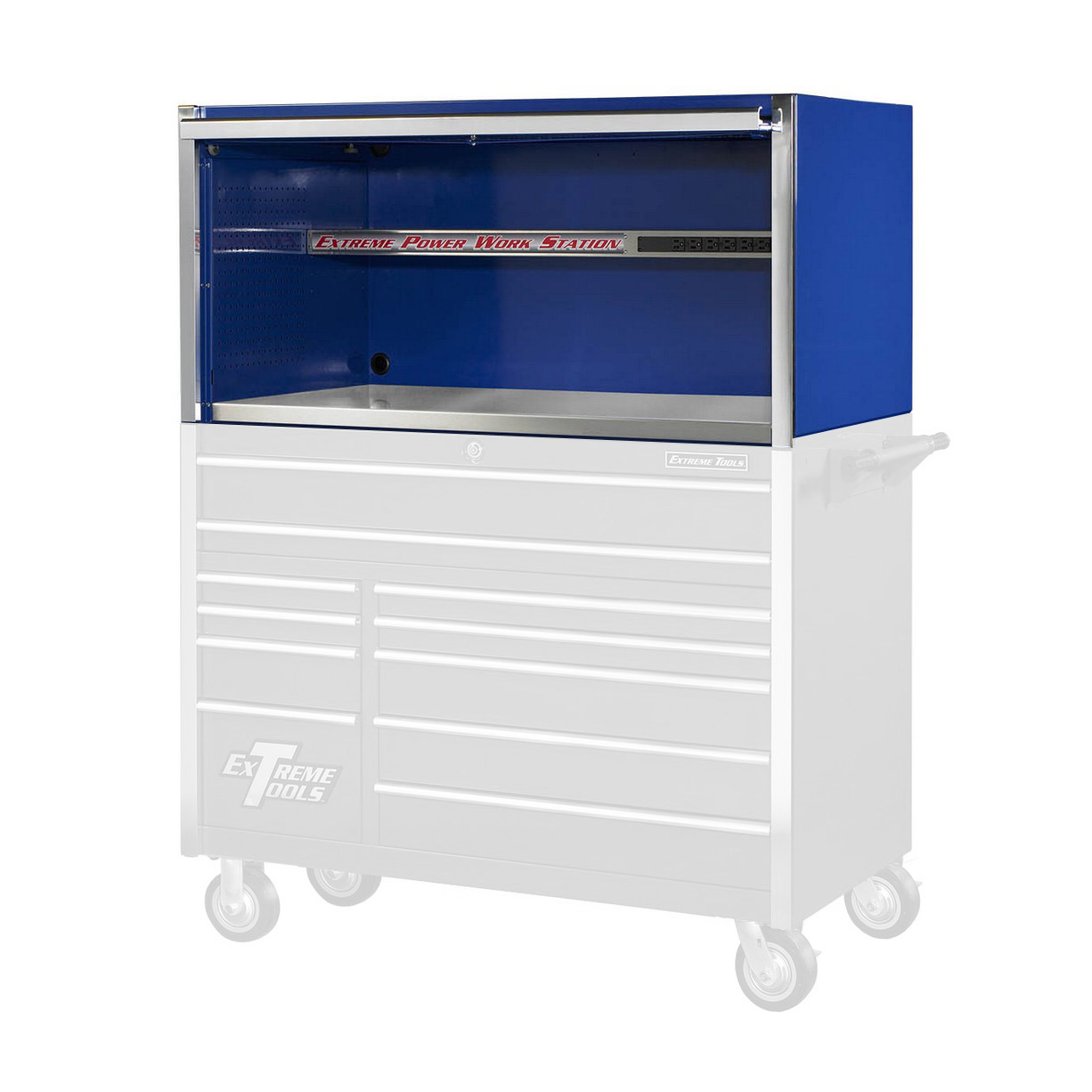 Extreme Tools® 55" Professional Power Workstation® Hutch - Image 3