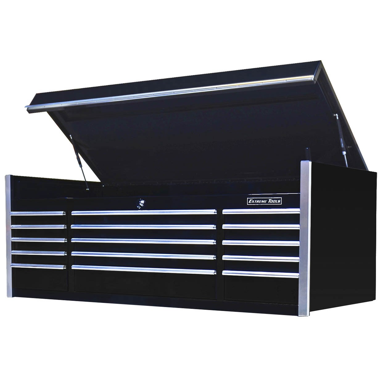 Extreme Tools® 72” 15 Drawer Professional Triple Bank Top Chest - Image 3