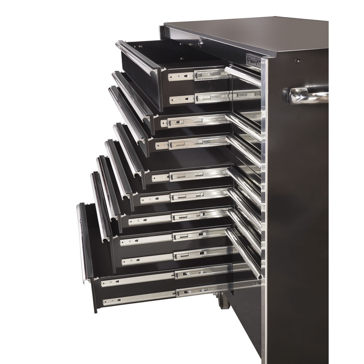 Extreme Tools® RX Series 72” 19 Drawer Professional Triple Bank Roller Cabinet - Image 4