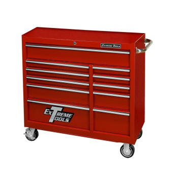 Extreme Tools® 41" 11 Drawer 24" Deep Roller Cabinet