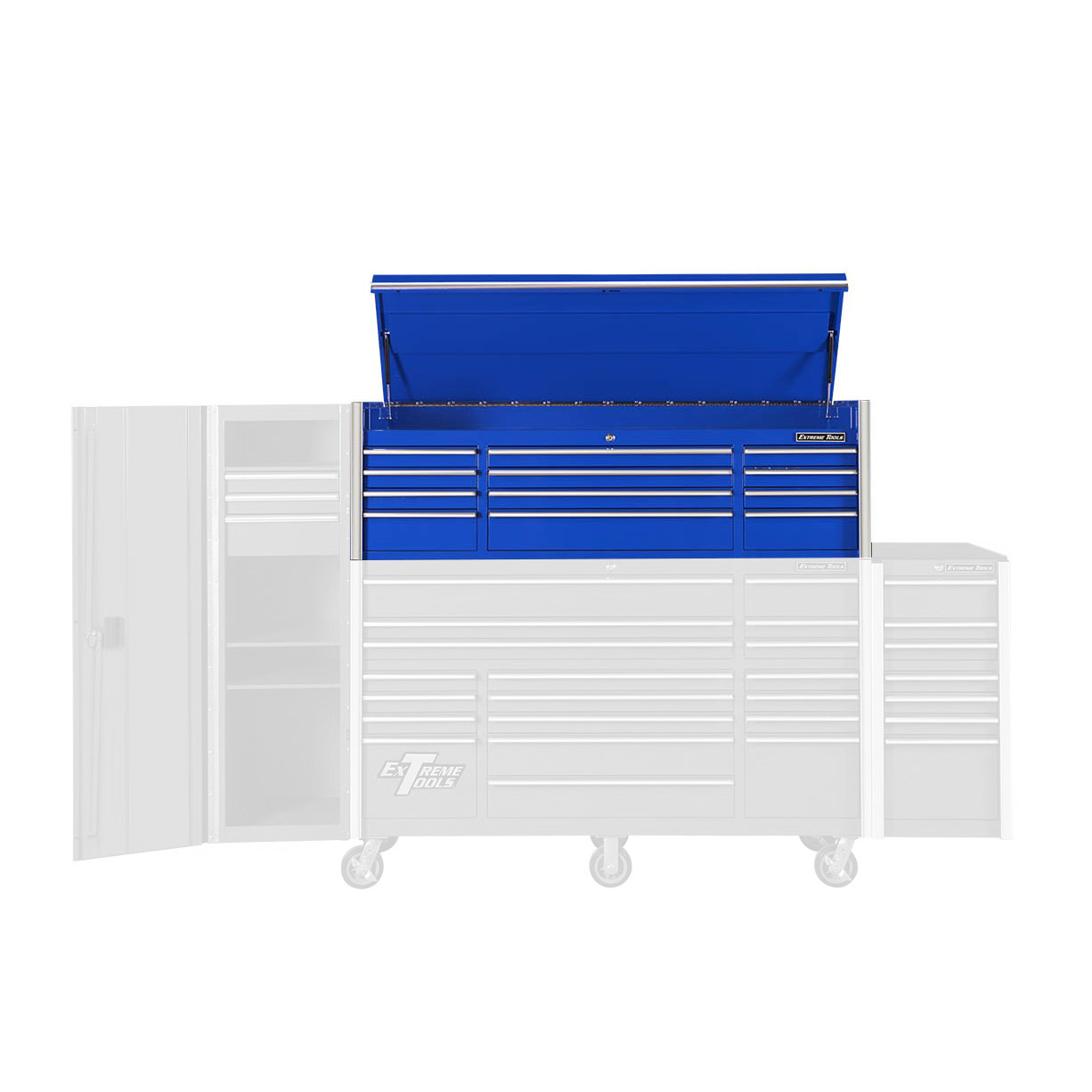 Extreme Tools® 72" 12 Drawer Top Chest, RX Series - Image 4