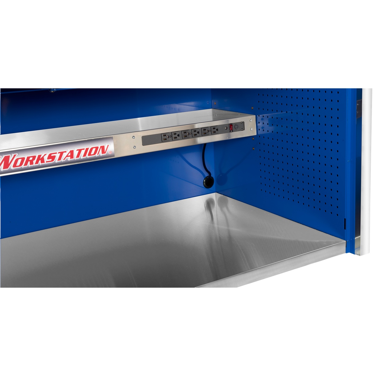 Extreme Tools® 72" Professional Power Workstation® Hutch - Image 4