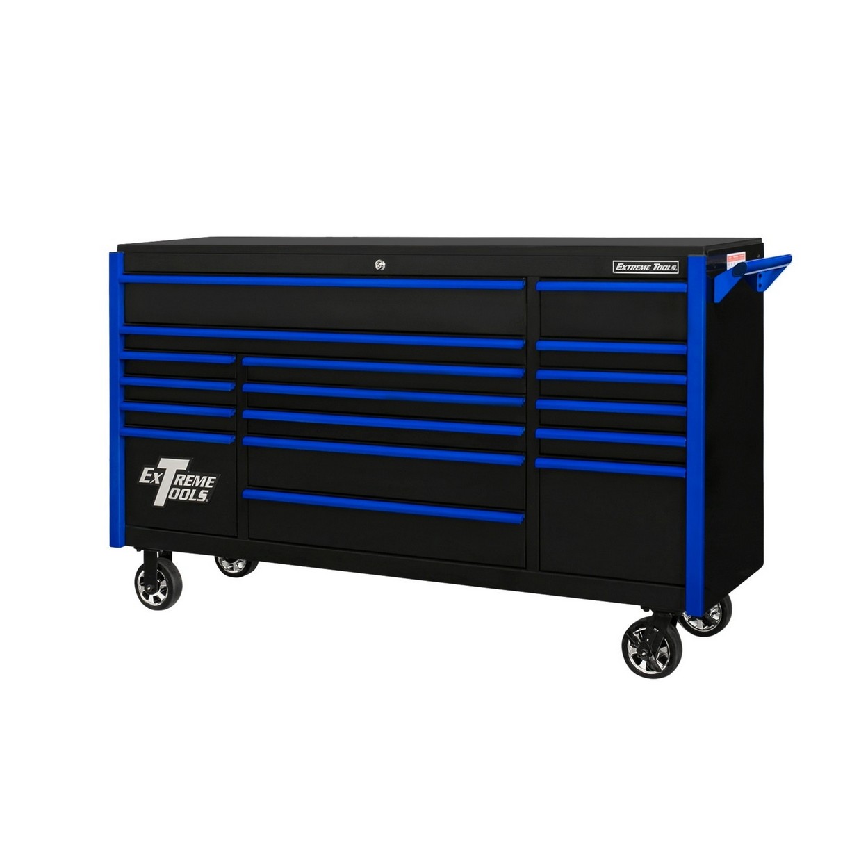 Extreme Tools® DX Series 72” 17 Drawer Roller Cabinet - Image 3