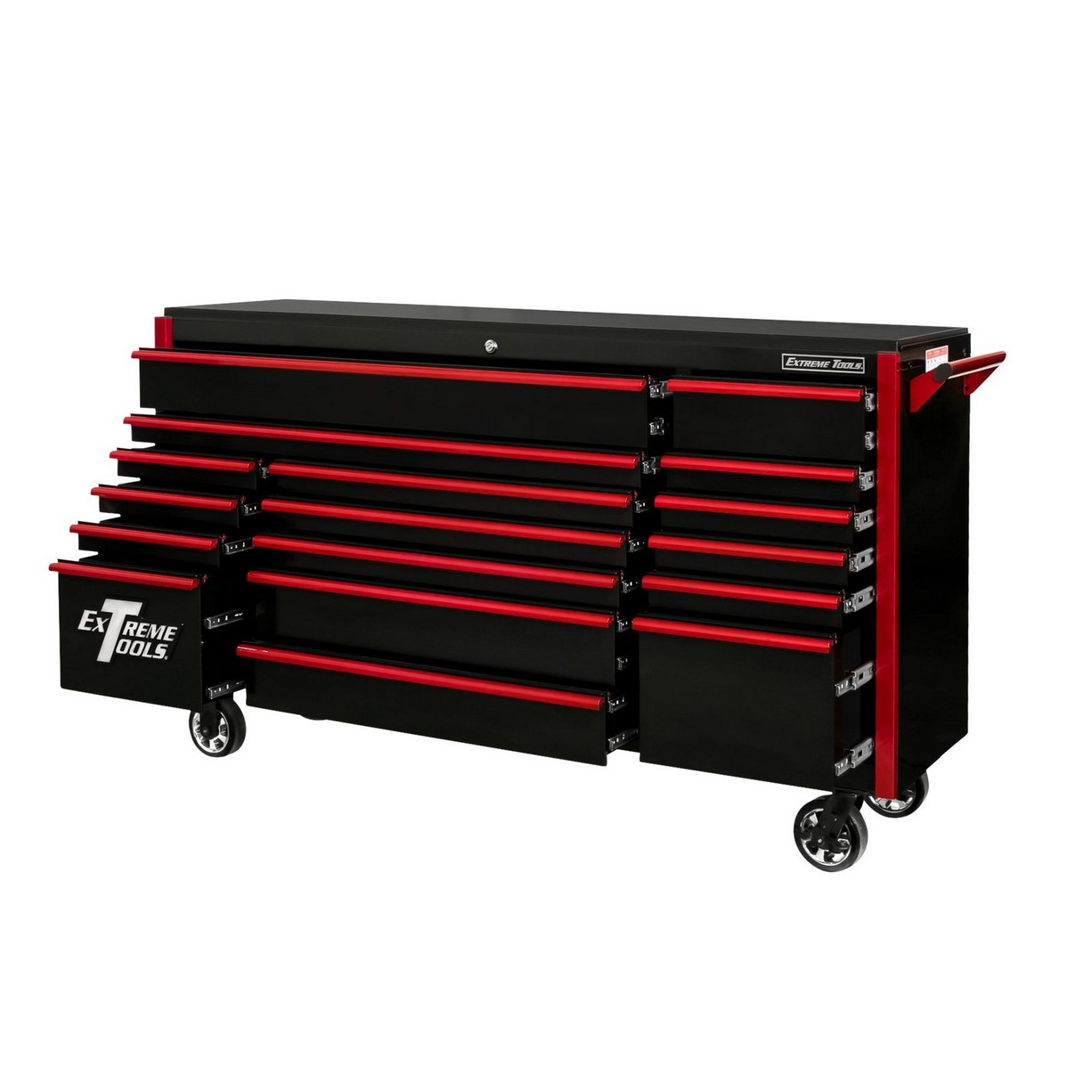 Extreme Tools® DX Series 72” 17 Drawer Roller Cabinet - Image 7