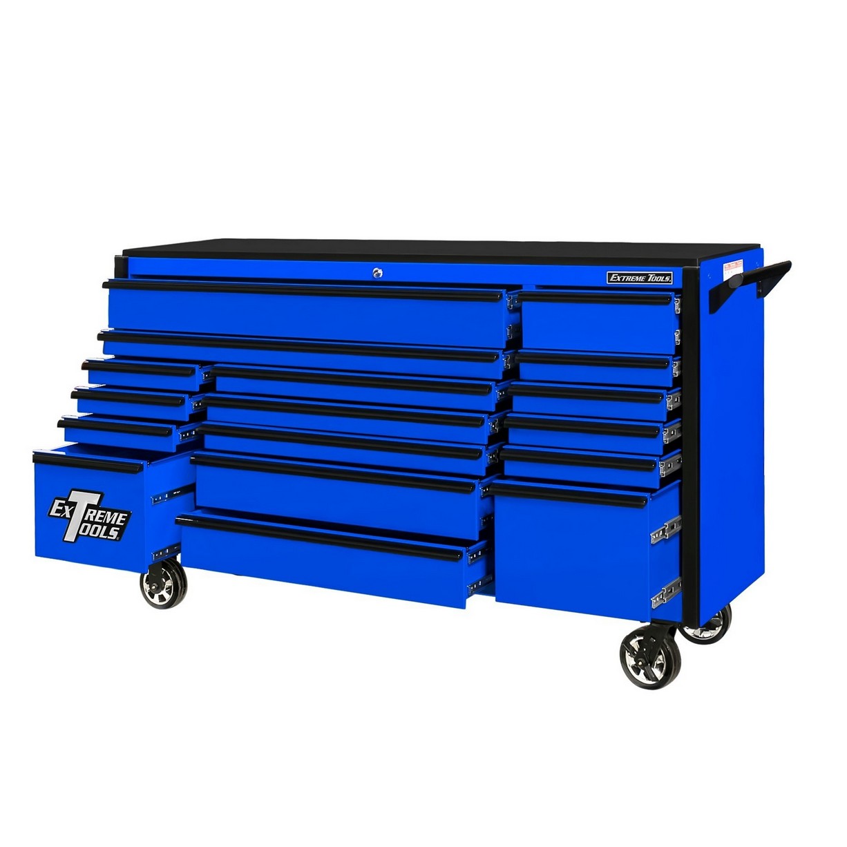 72 Inch 17 Drawer Roller Cabinet