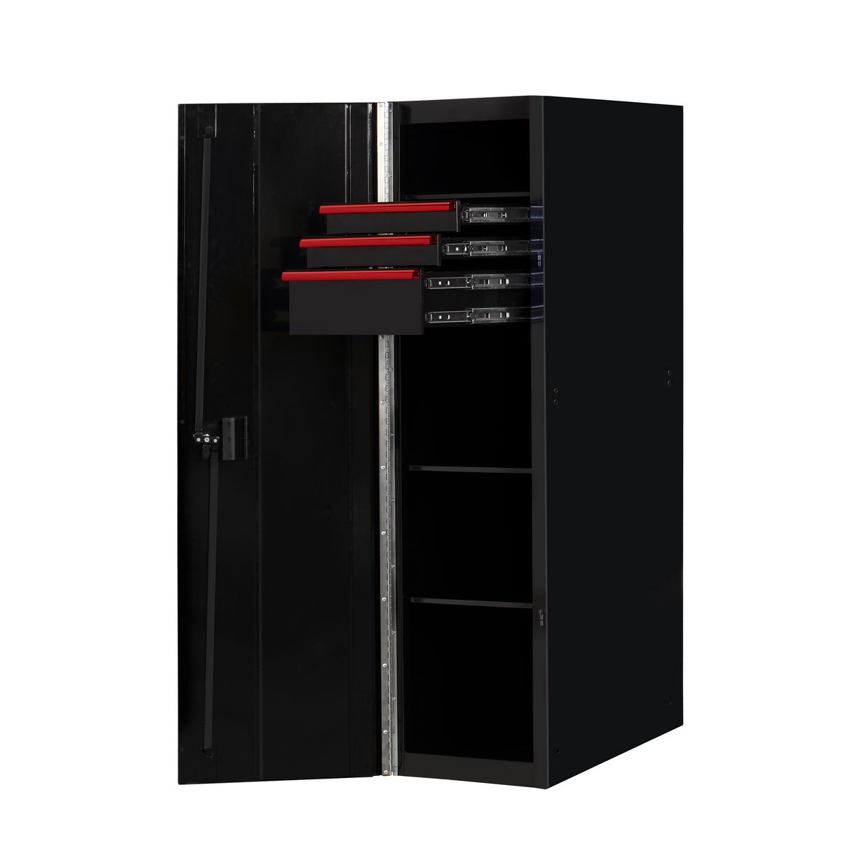 19 inch 3 Drawers 3 Shelves Side Locker