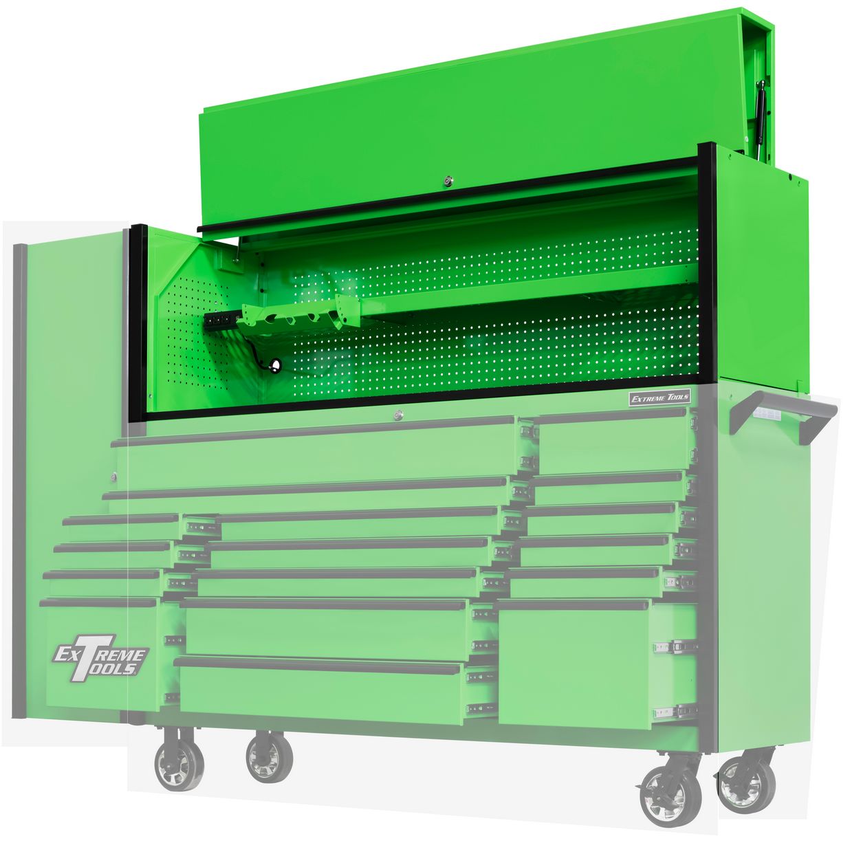Extreme Tools® DX Series 72” Extreme Power Workstation® Hutch - Image 8